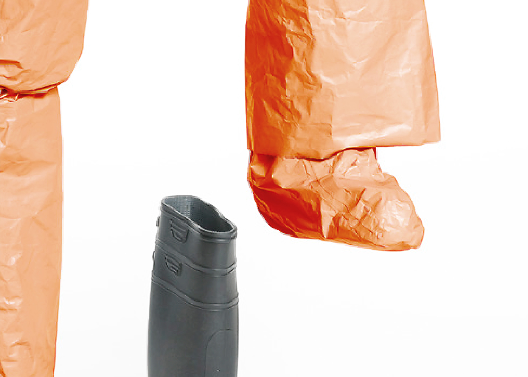 Detailansicht unterer Teil des Chemikalienschutzanzugs CASE ONE® A