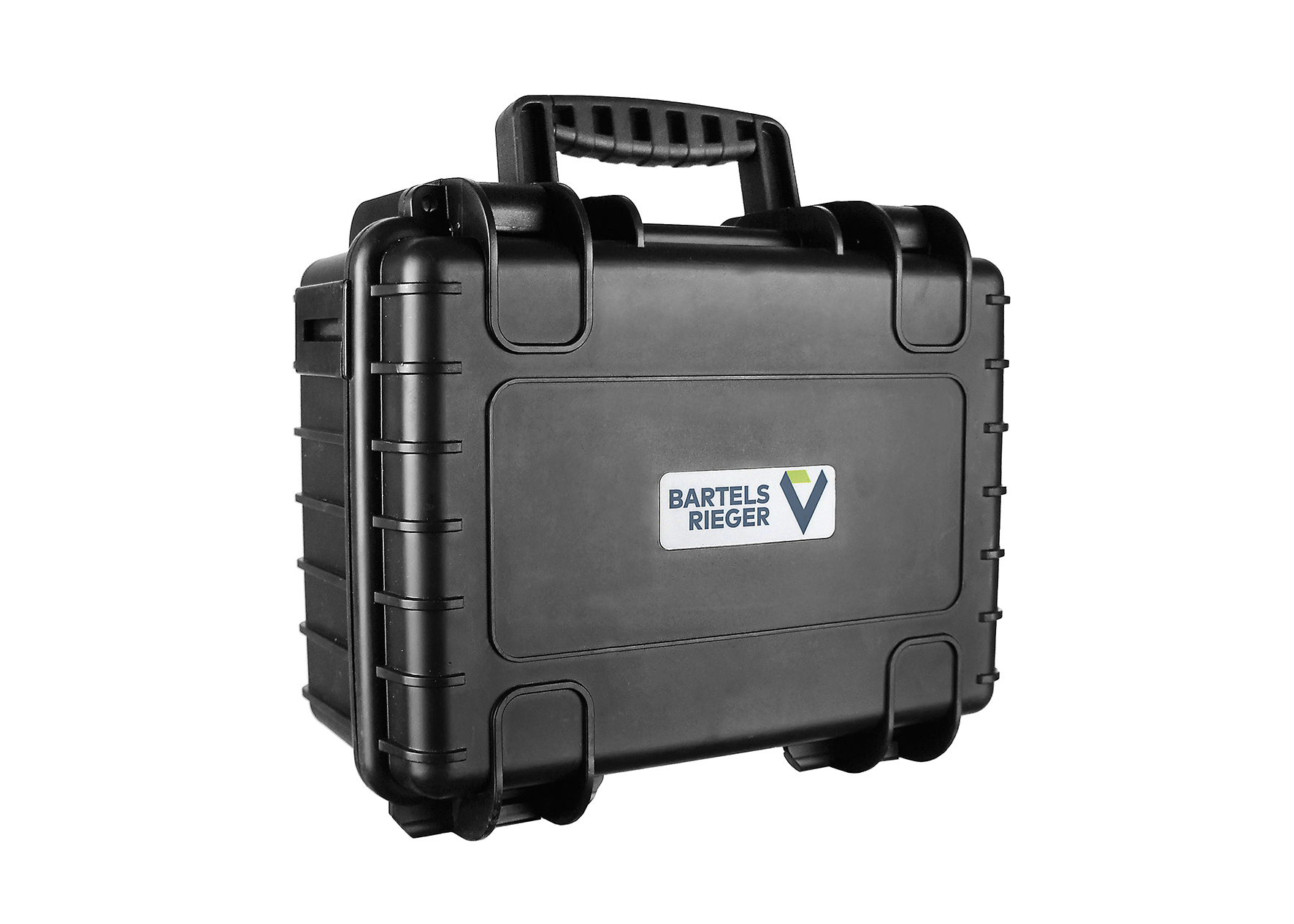 Koffer für den Druckminderer DM 1900-MDW 4, stehend mit Logo-Aufdruck