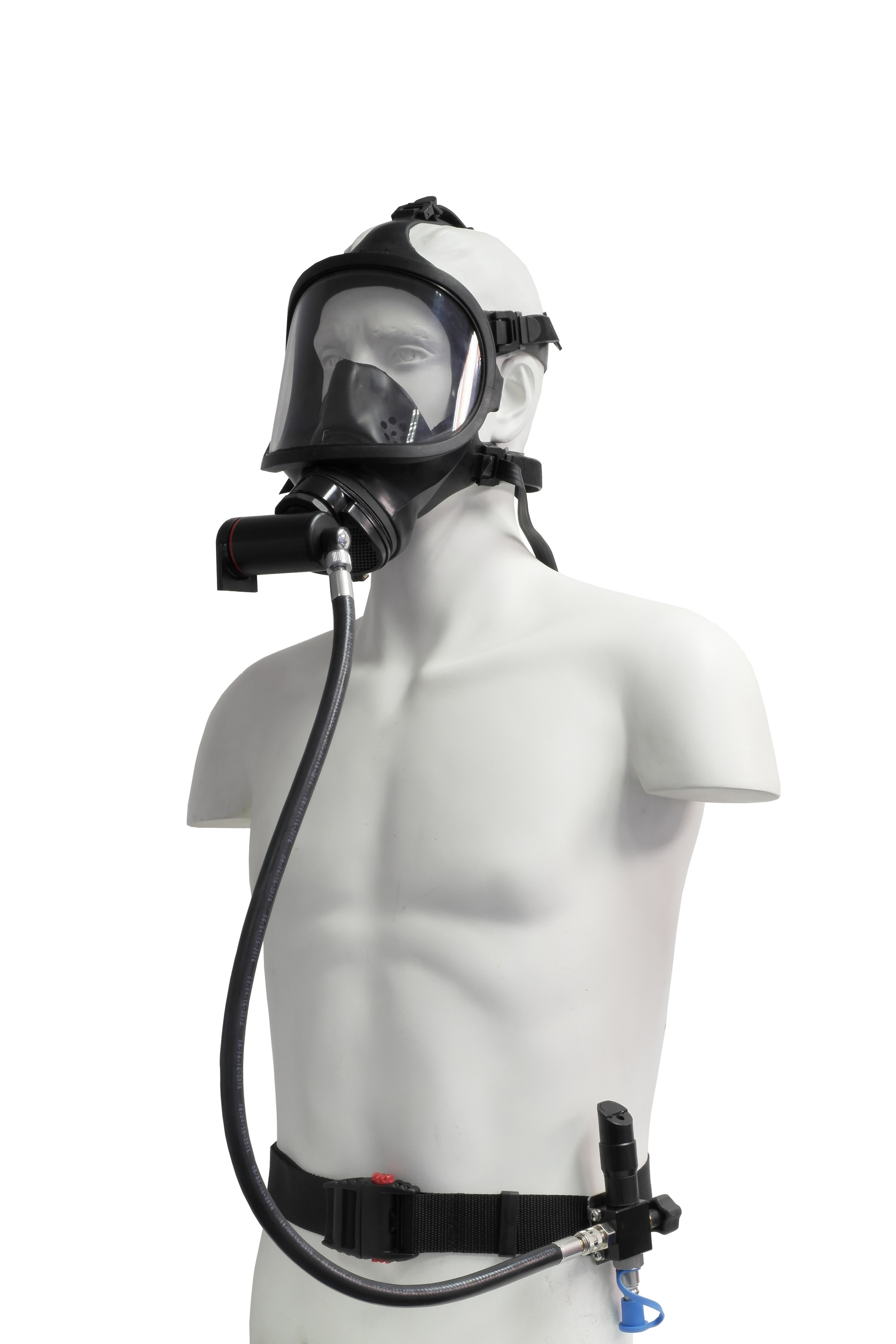 Druckluft-Schlauchgerät BariLine PW auf Schaufensterpuppe