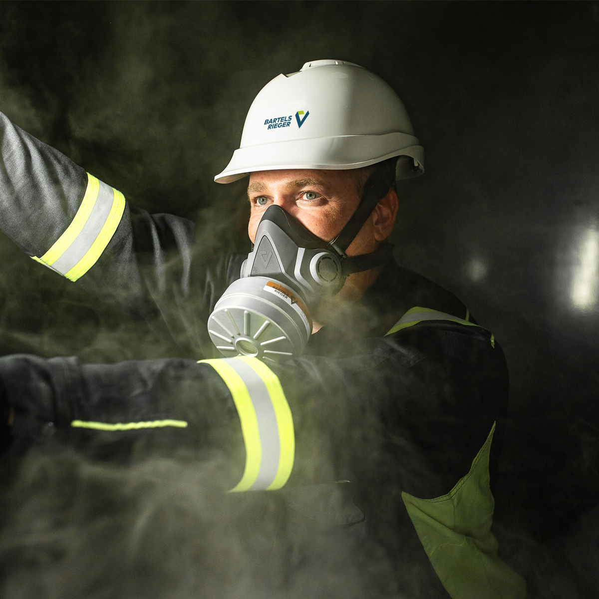 Gasfilter 67 ABEK Schraubfilter - Einsatzbild