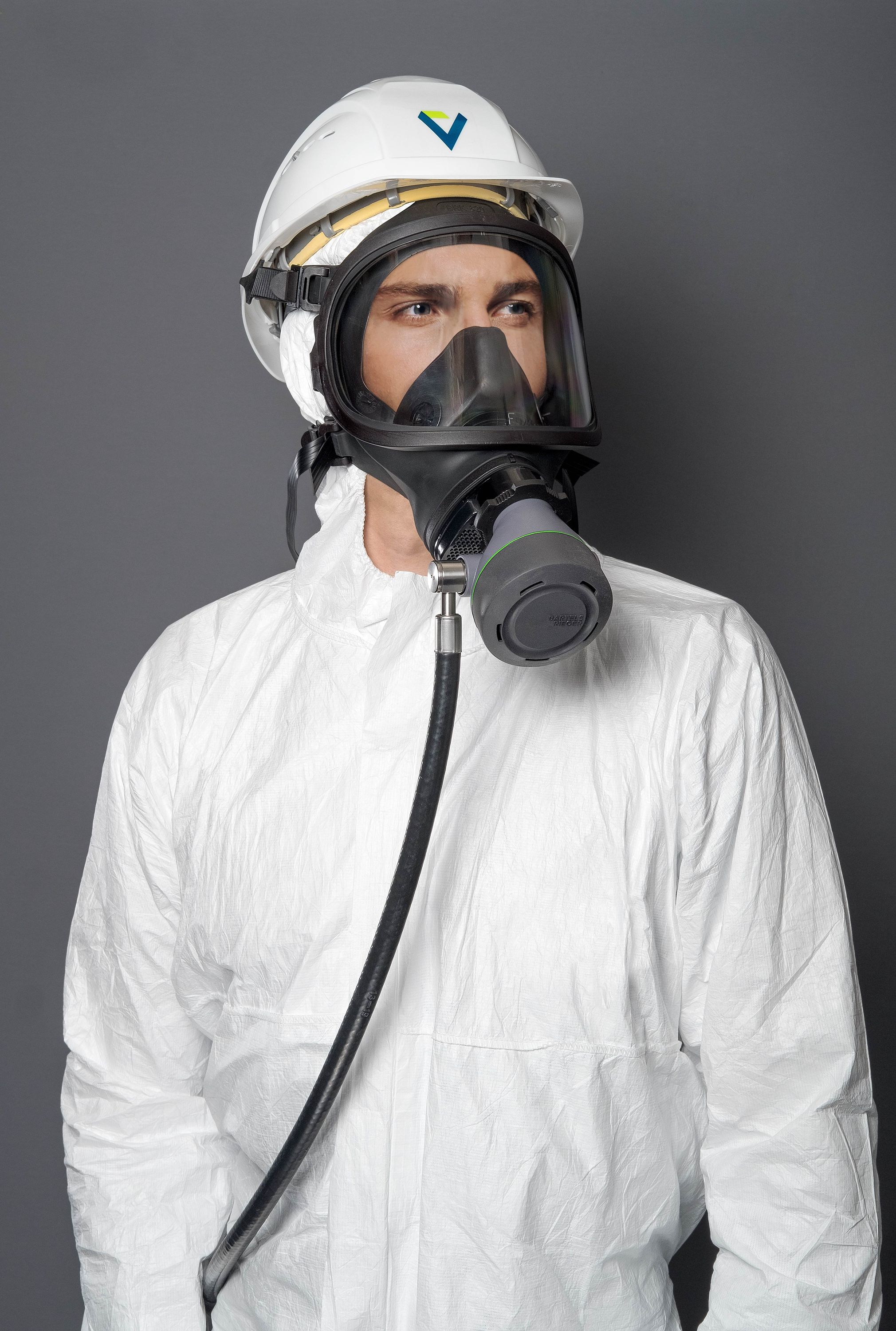 Lungenautomat AirValve N, Beispielabbildung mit Vollmaske (nicht im Lieferumfang enthalten)