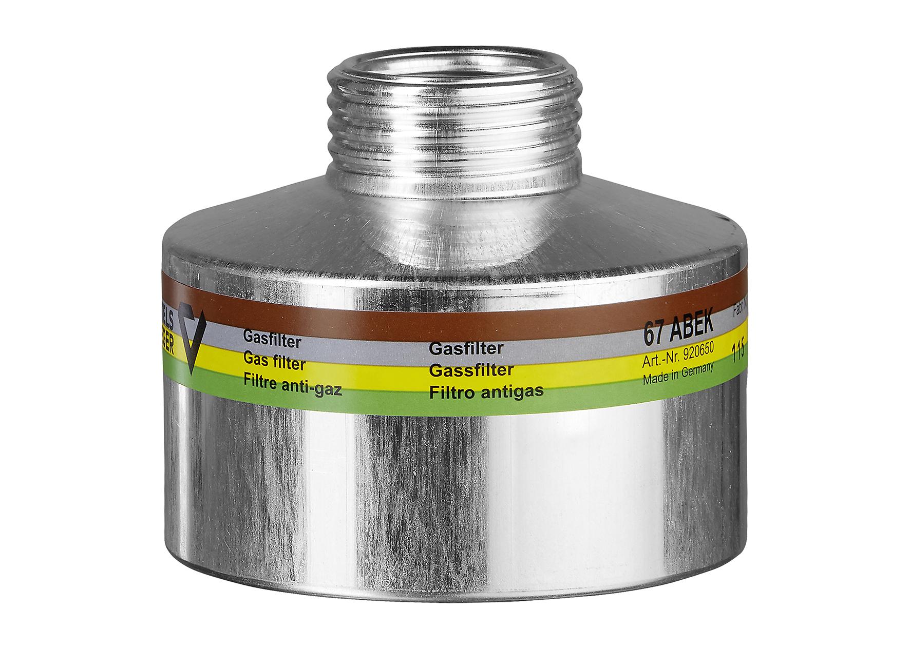 BartelsRieger Atemschutzfilter 67 ABEK (Schutzklasse A2B2E2K1 R D