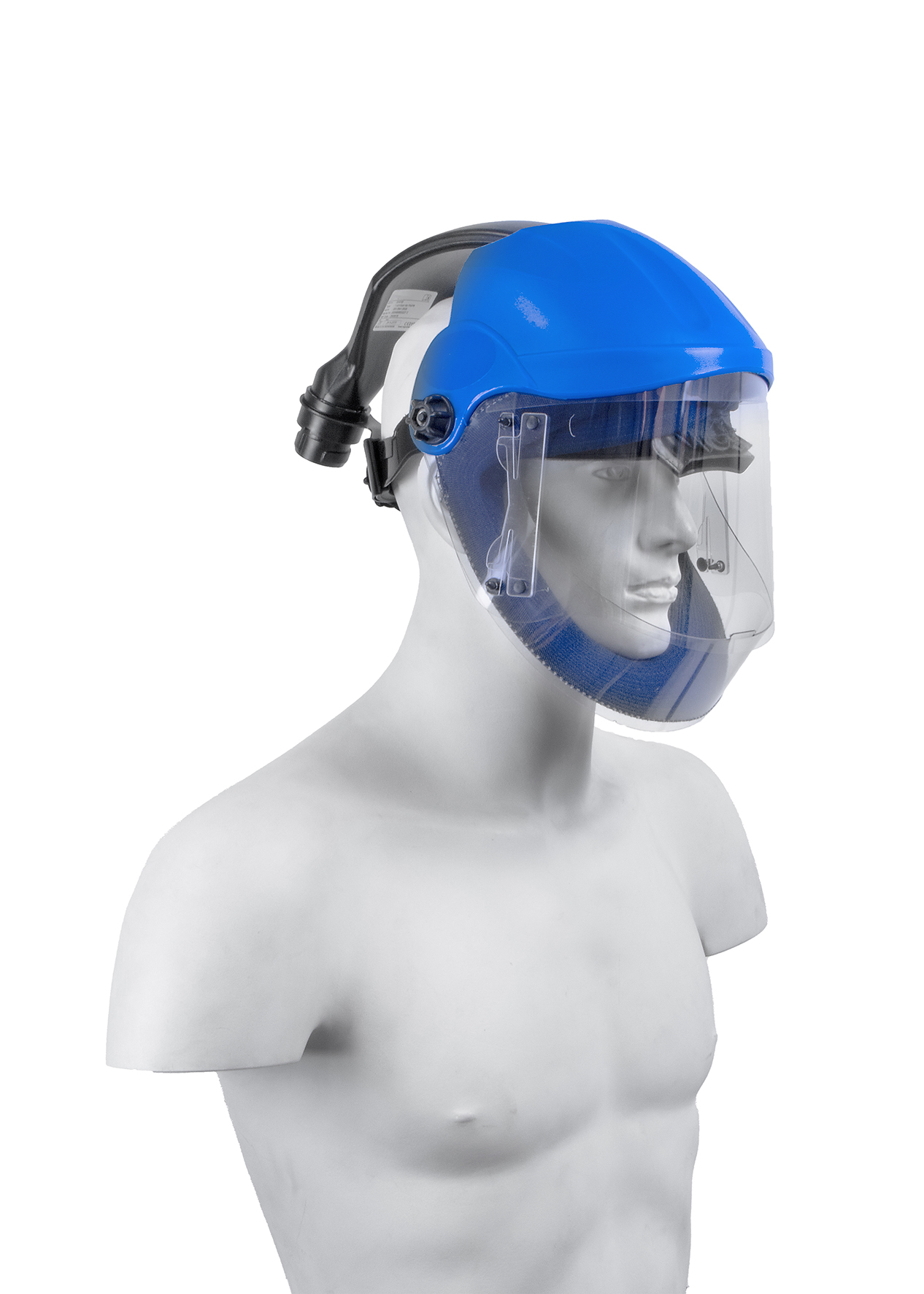 BartelsRieger BariAir VISOR BariAir VISOR blau mit transparentem Gesichtsschutz