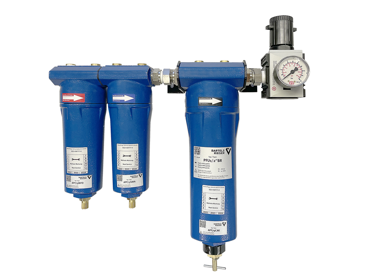 Druckluftfilter ALW + zur Wandmontage