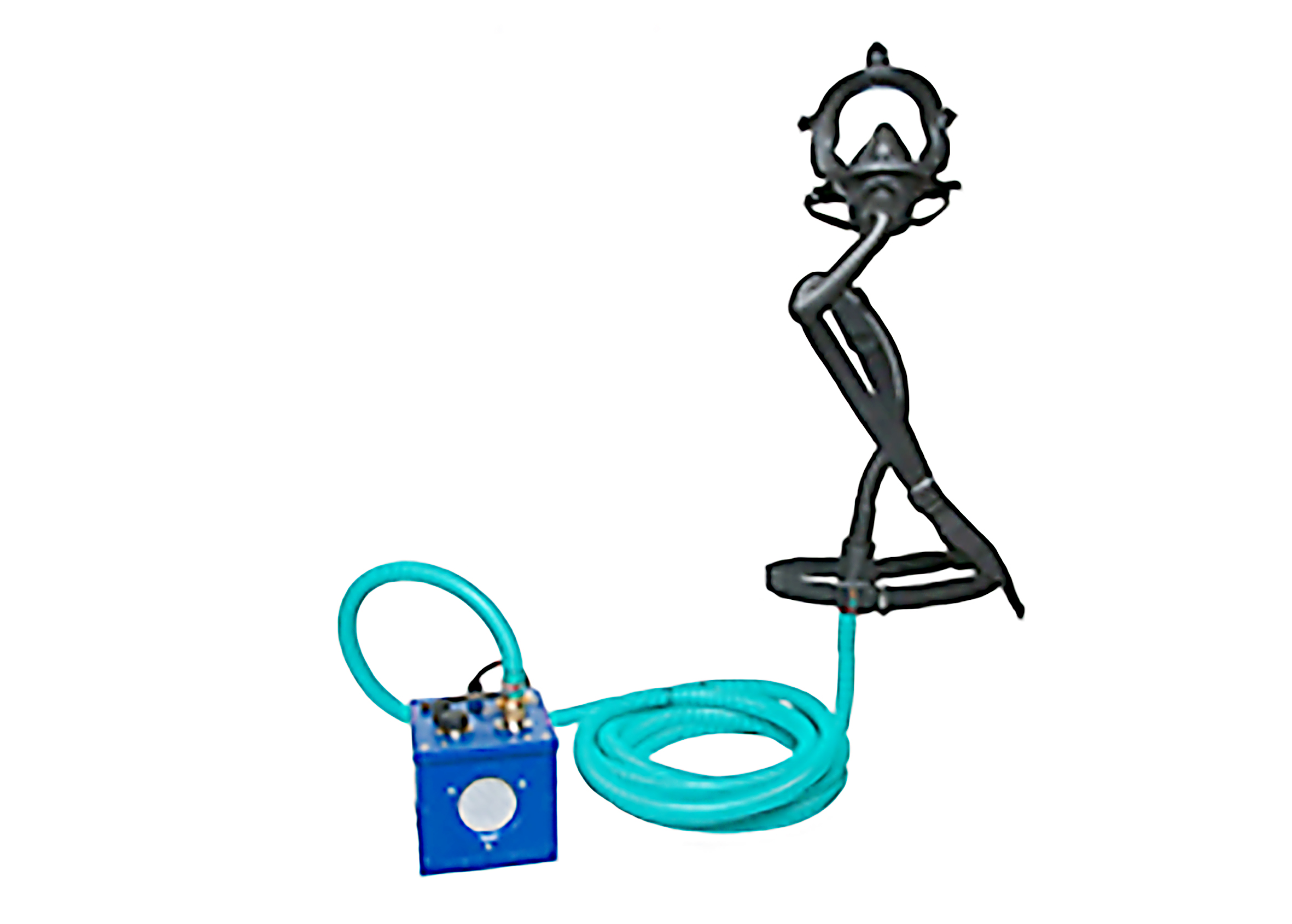 Power assisted fresh air hose breathing apparatus DUCT A ECO