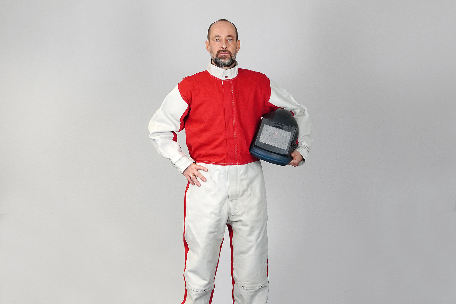 Einteiliger Strahlanzug