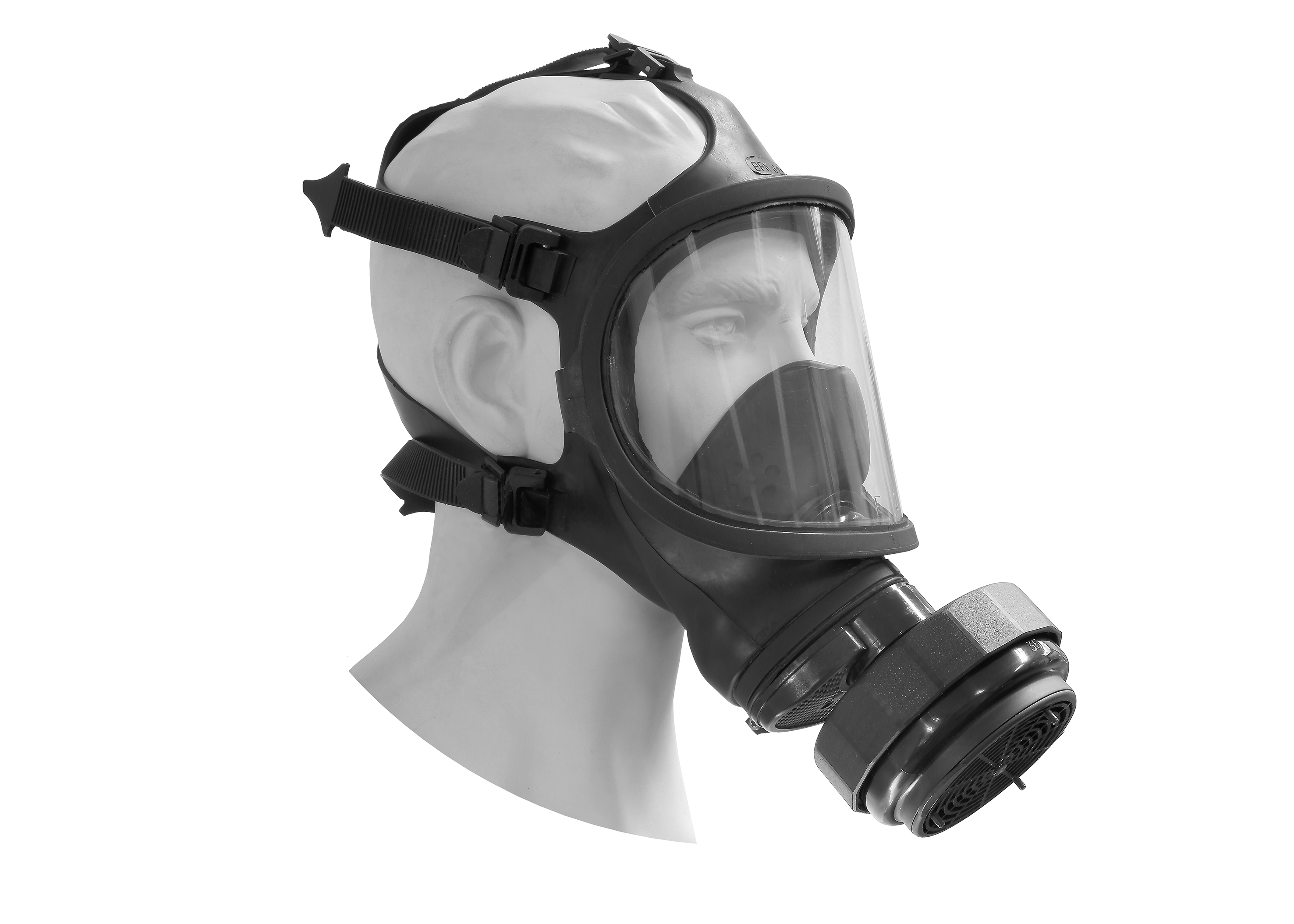 Anwendungsbeispiel der Vollmaske BRK 820 mit Atemschutzfilter