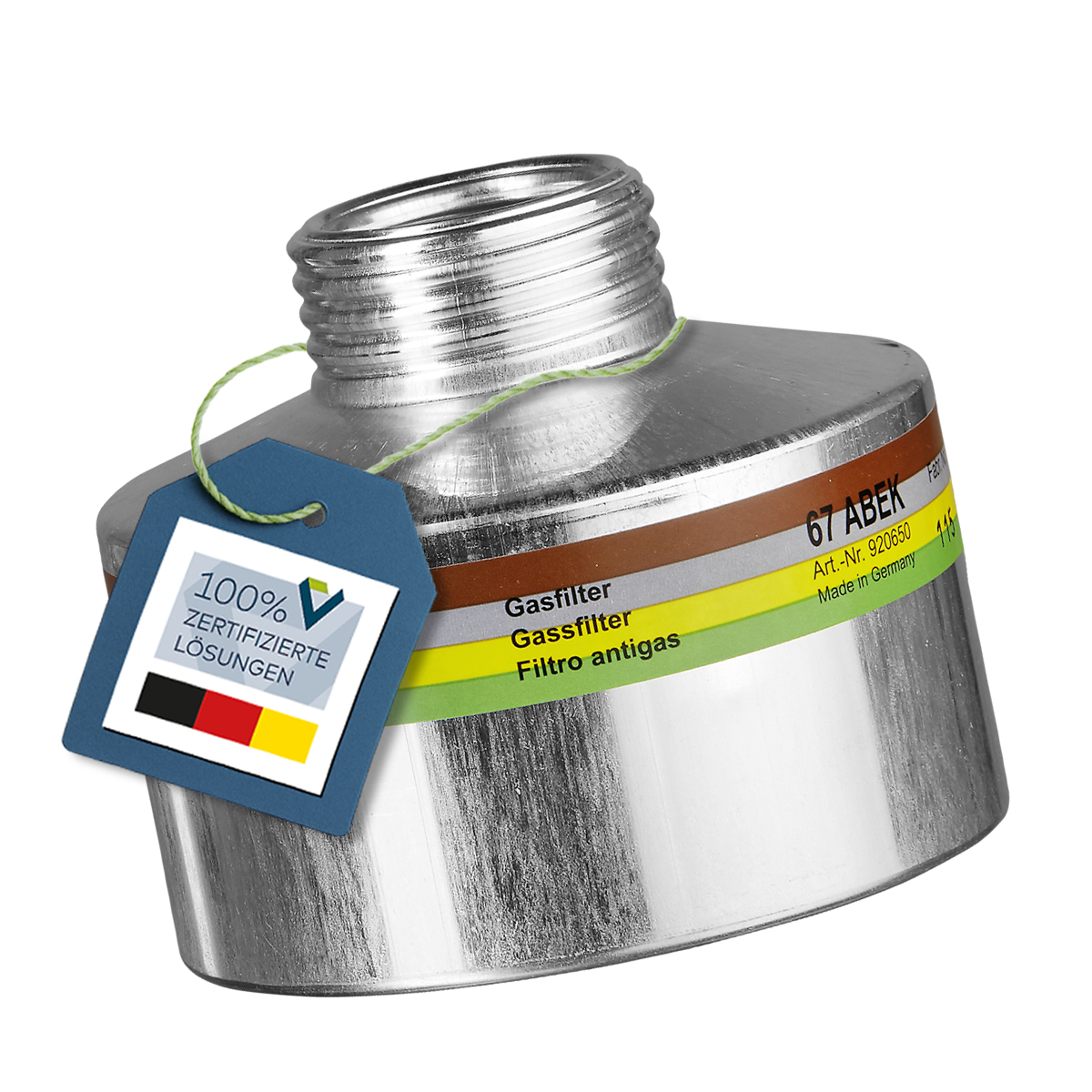 BartelsRieger Gasfilter 67 ABEK Atemschutz-Schraubfilter