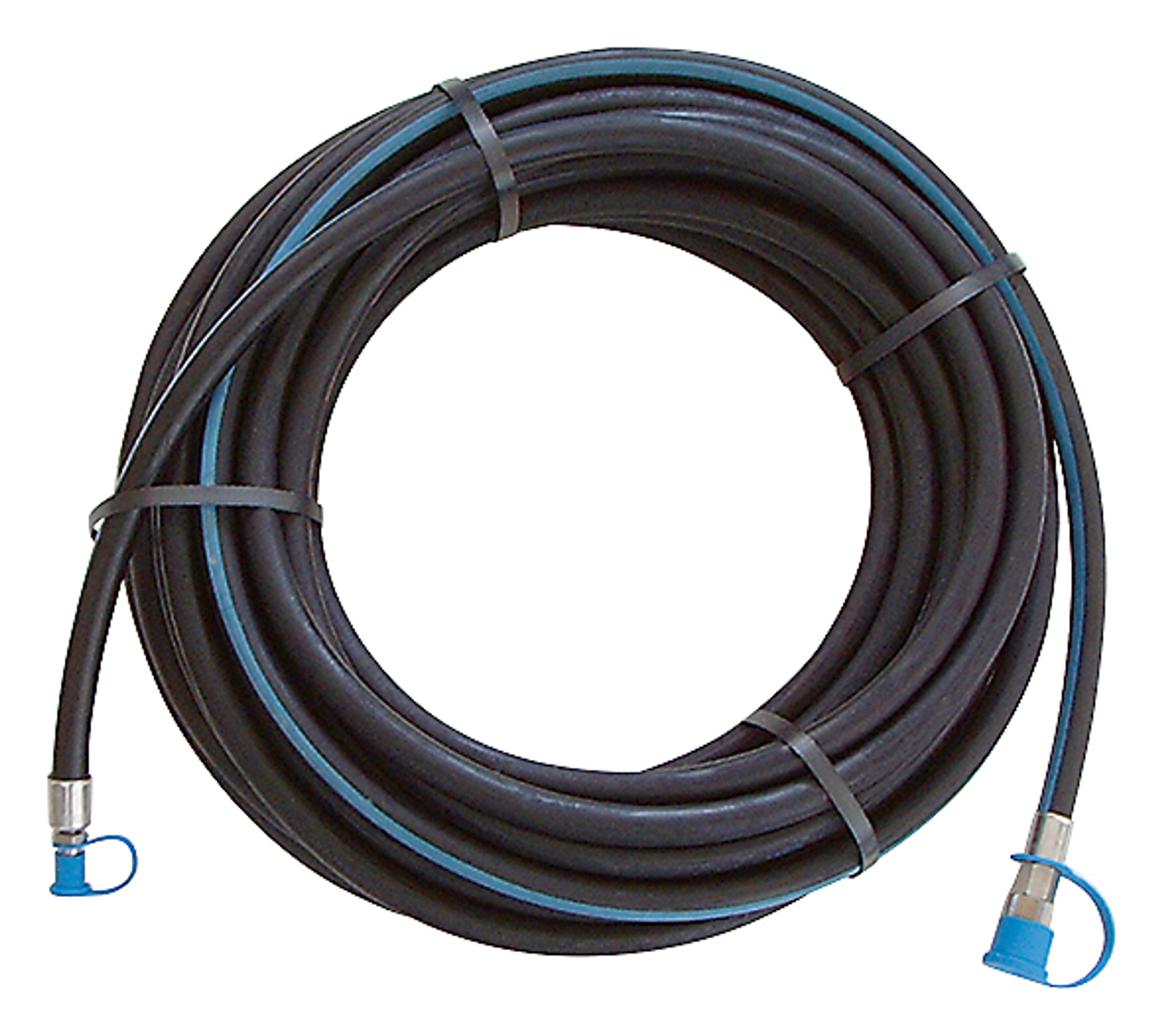Aufgerollter Druckluft-Zuführungsschlauch 10 Meter